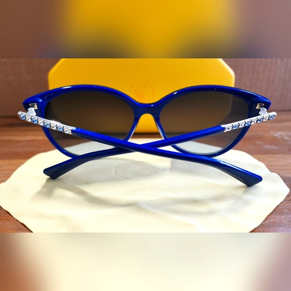 AUTH NEW Swarovski SK0309 Blue Sunglasses - Picture 4 of 10